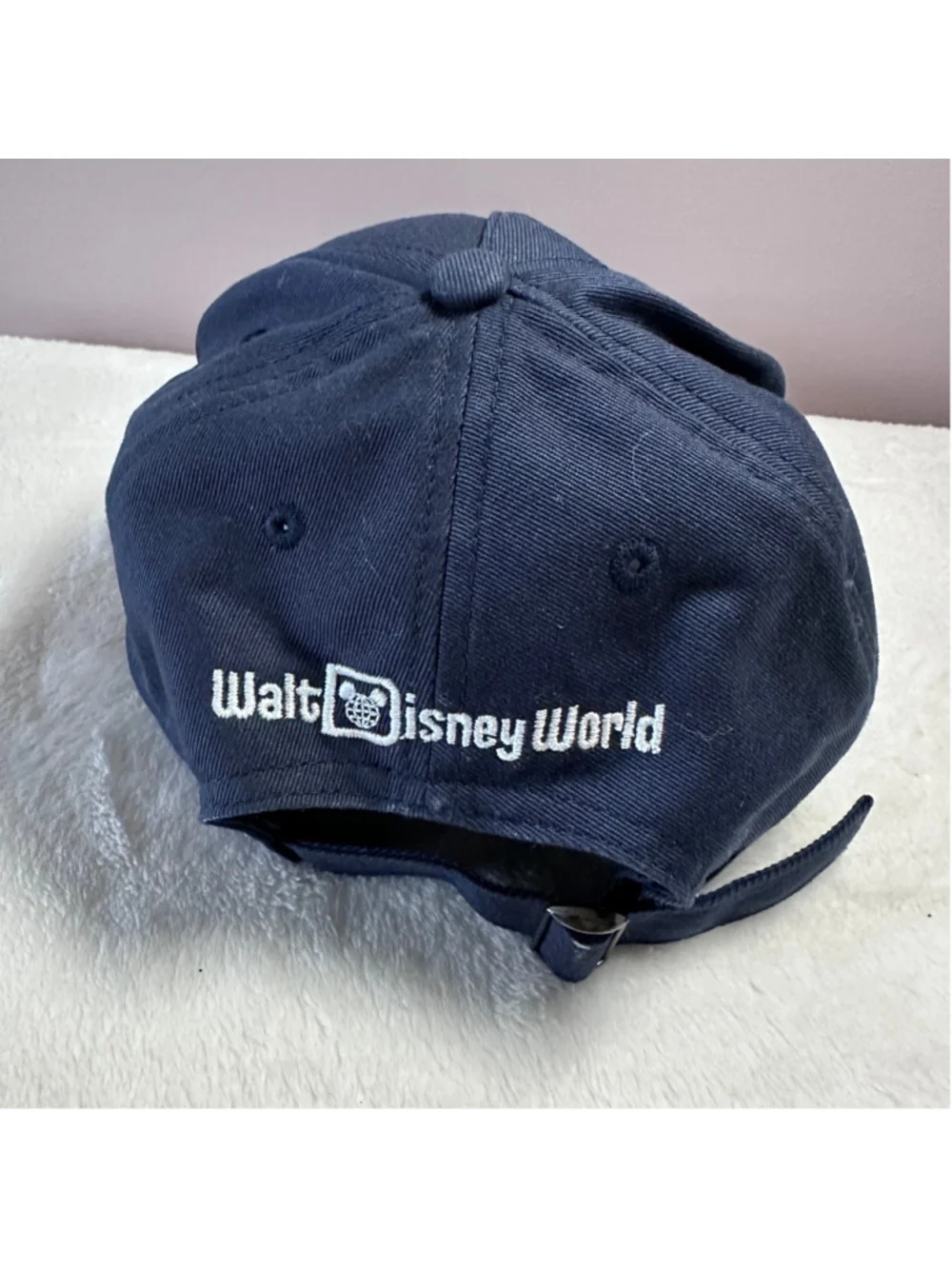 Disney Mickey Mouse Baseball Cap Navy Walt Disney World Adjustable Hat